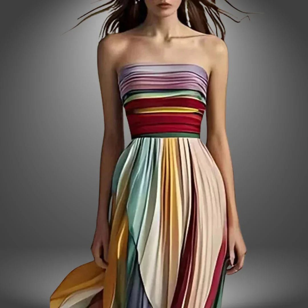 Abril - Vestido largo premium de estilo casual