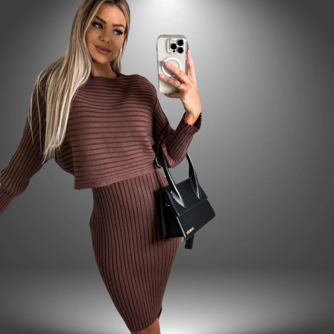 Abigail - Vestido sin mangas + jersey de regalo