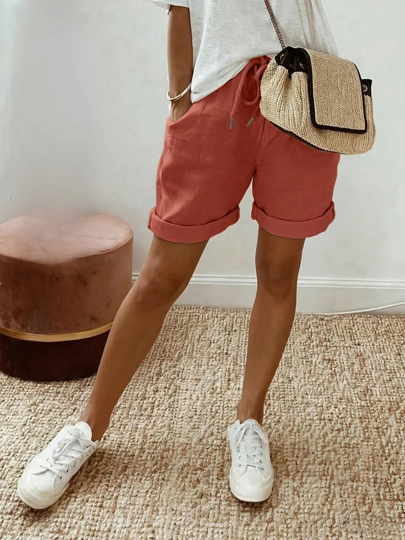 Keely | Bermudas Cómodas de Lino