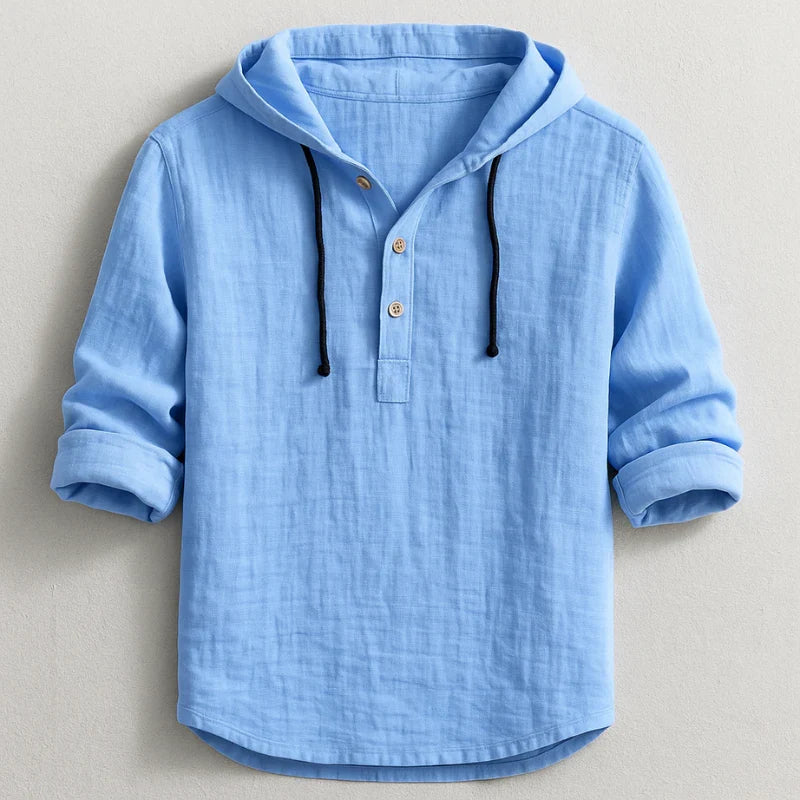 Iñaki | Camisa de Lino con Capucha