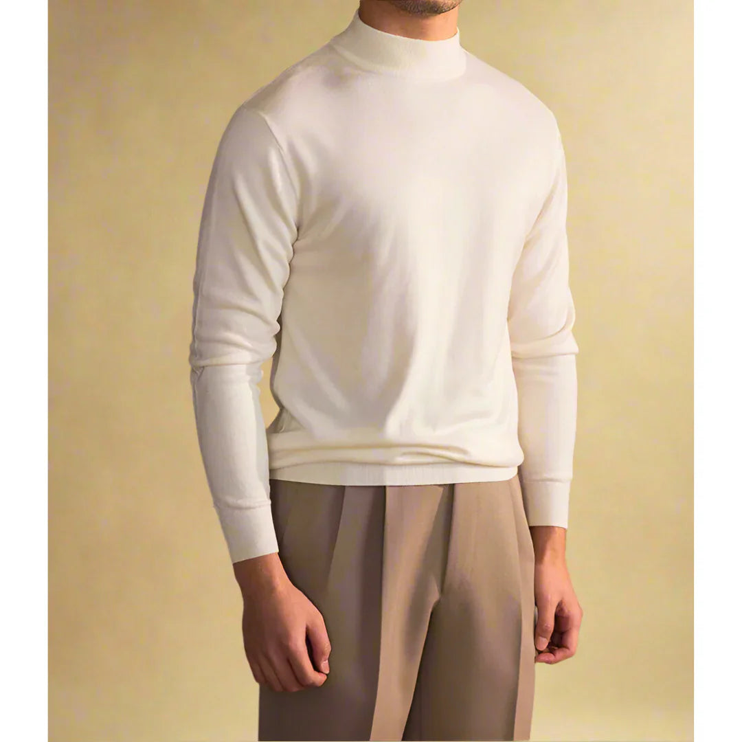 PIERO COSTA™ | Jersey de cuello alto de cachemira