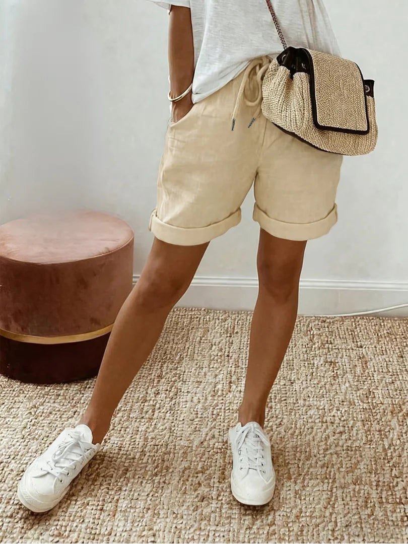 Keely | Bermudas Cómodas de Lino