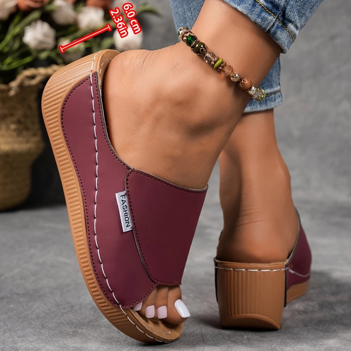Merilyn | Sandalias Cómodas de Piel con Suela Gruesa y Apoyo del Arco Plantar