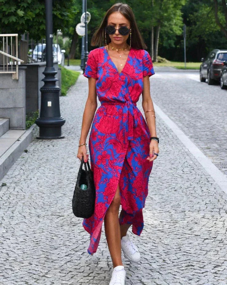 Lorena™ Vestido floral de verano