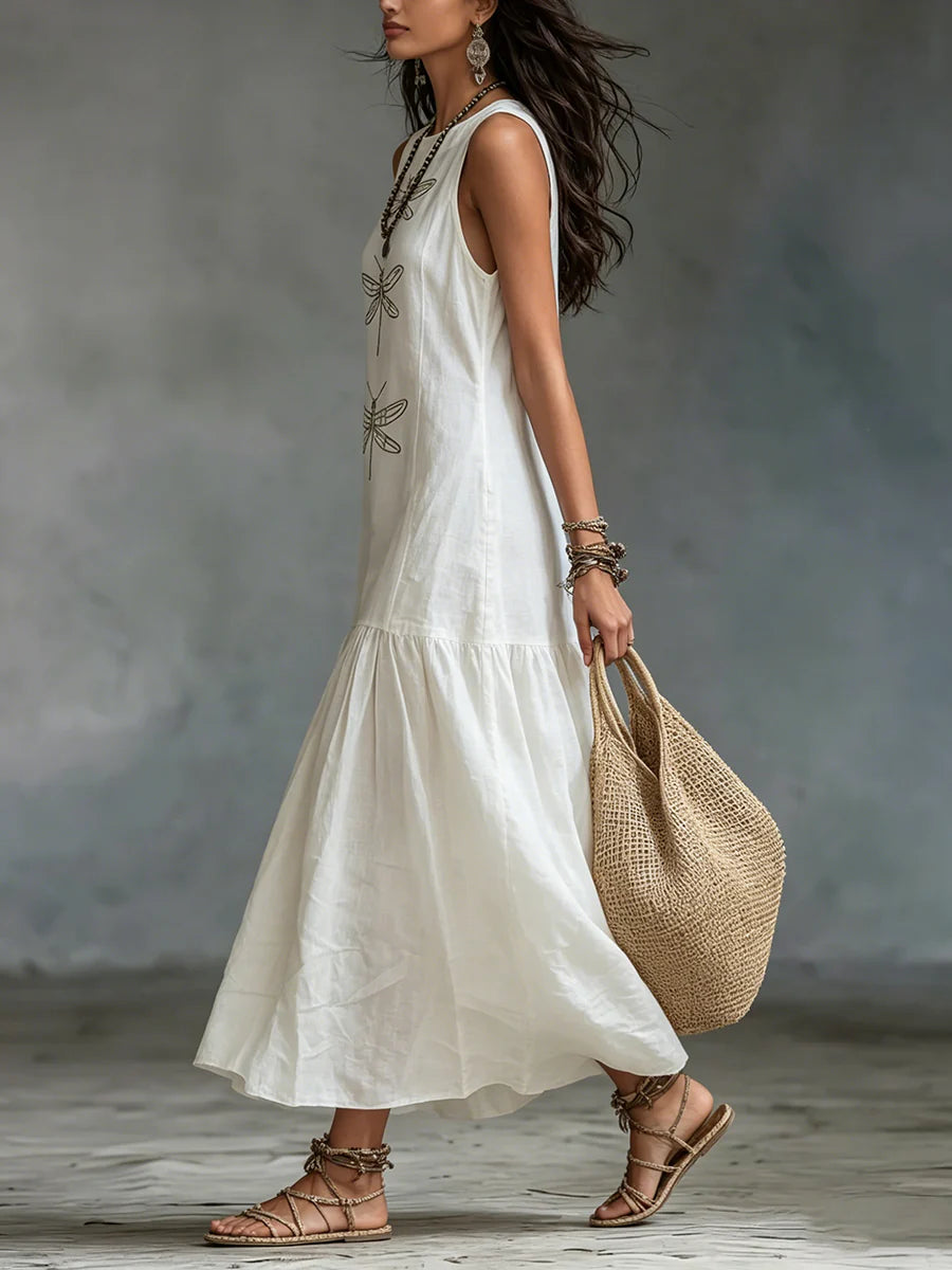Geniva | Vestido Largo sin Mangas