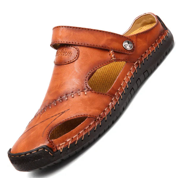 Carl™ | Sandalias ortopédicas de piel