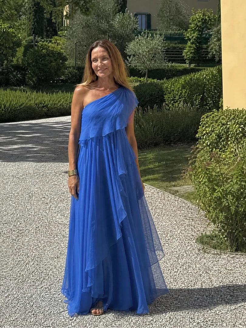 Seyma | Vestido Largo con Volantes