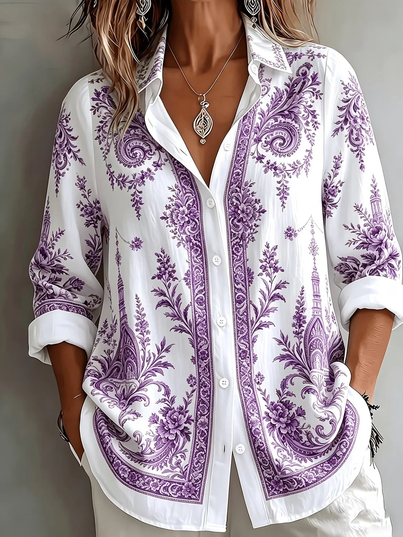 Aldana | Camisa de Manga Larga con Botones