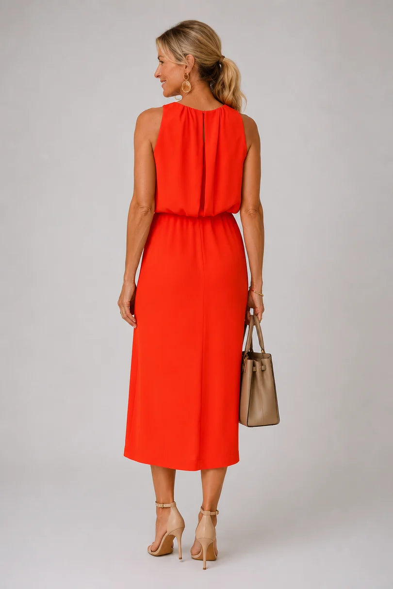 Antoinette | Vestido Midi con Abertura Lateral