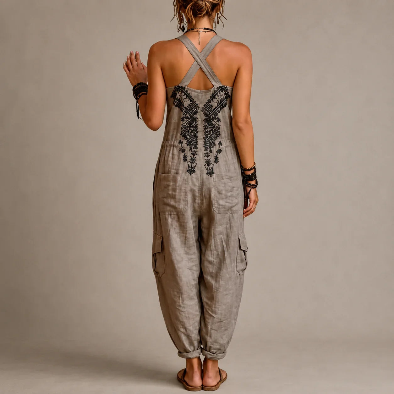 Erminilde | Mono Boho con Bordados