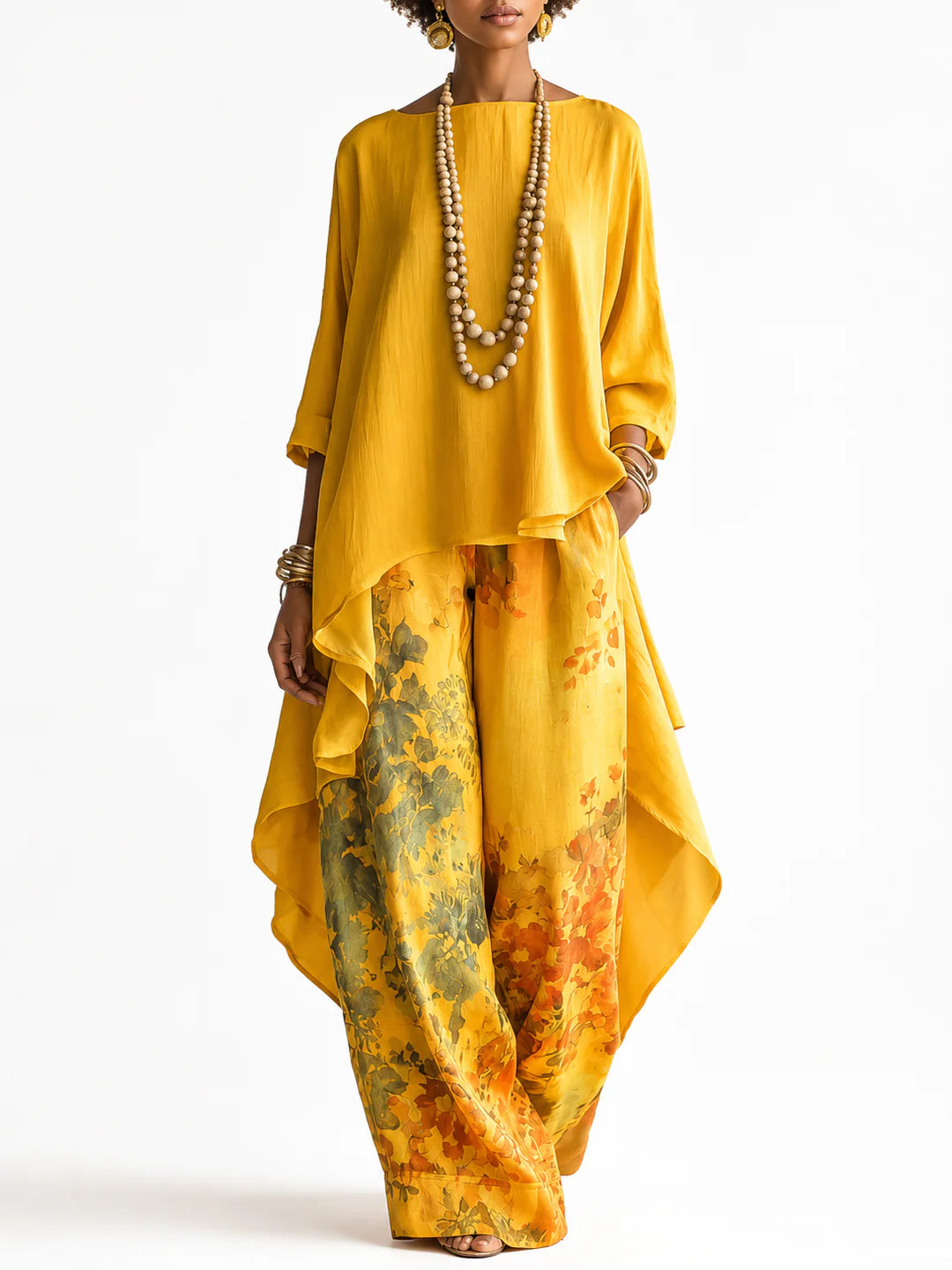 Auvelle | Conjunto Bohemio de Verano + Collar de Cuentas de Regalo