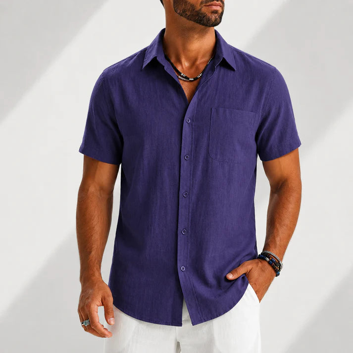 Monterey | Camisa de Algodón y Lino