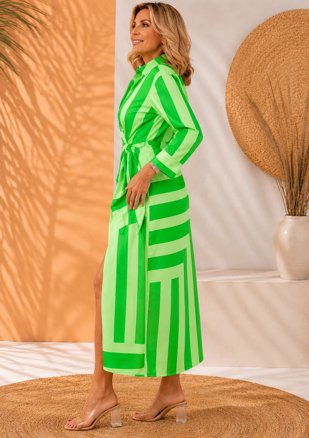 Olivera | Vestido Maxi Elegante con Lazo