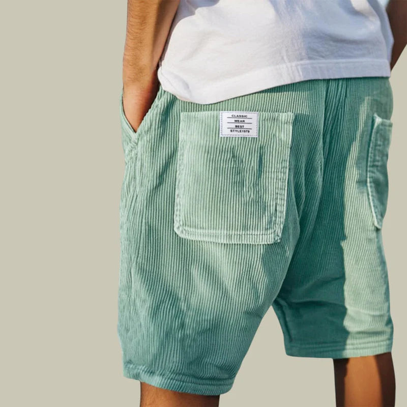 Benn | Bermudas de Pana con Cintura Elástica para Hombre