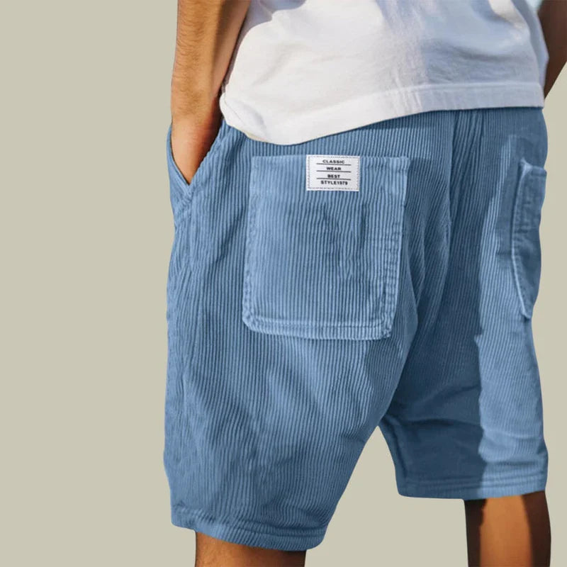 Benn | Bermudas de Pana con Cintura Elástica para Hombre