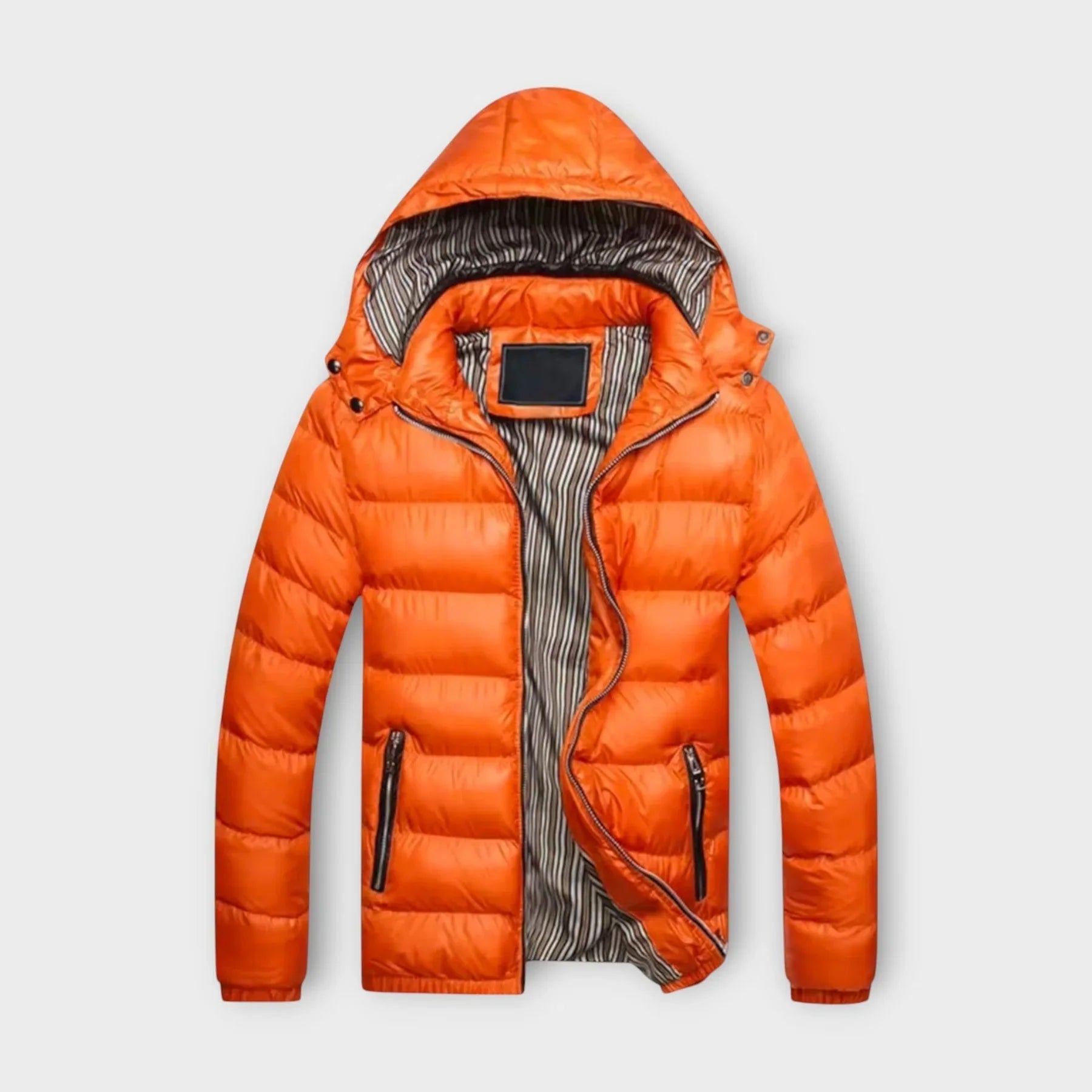Hugo | Chaqueta Acolchada Térmica con Capucha para Hombre – Máximo Abrigo