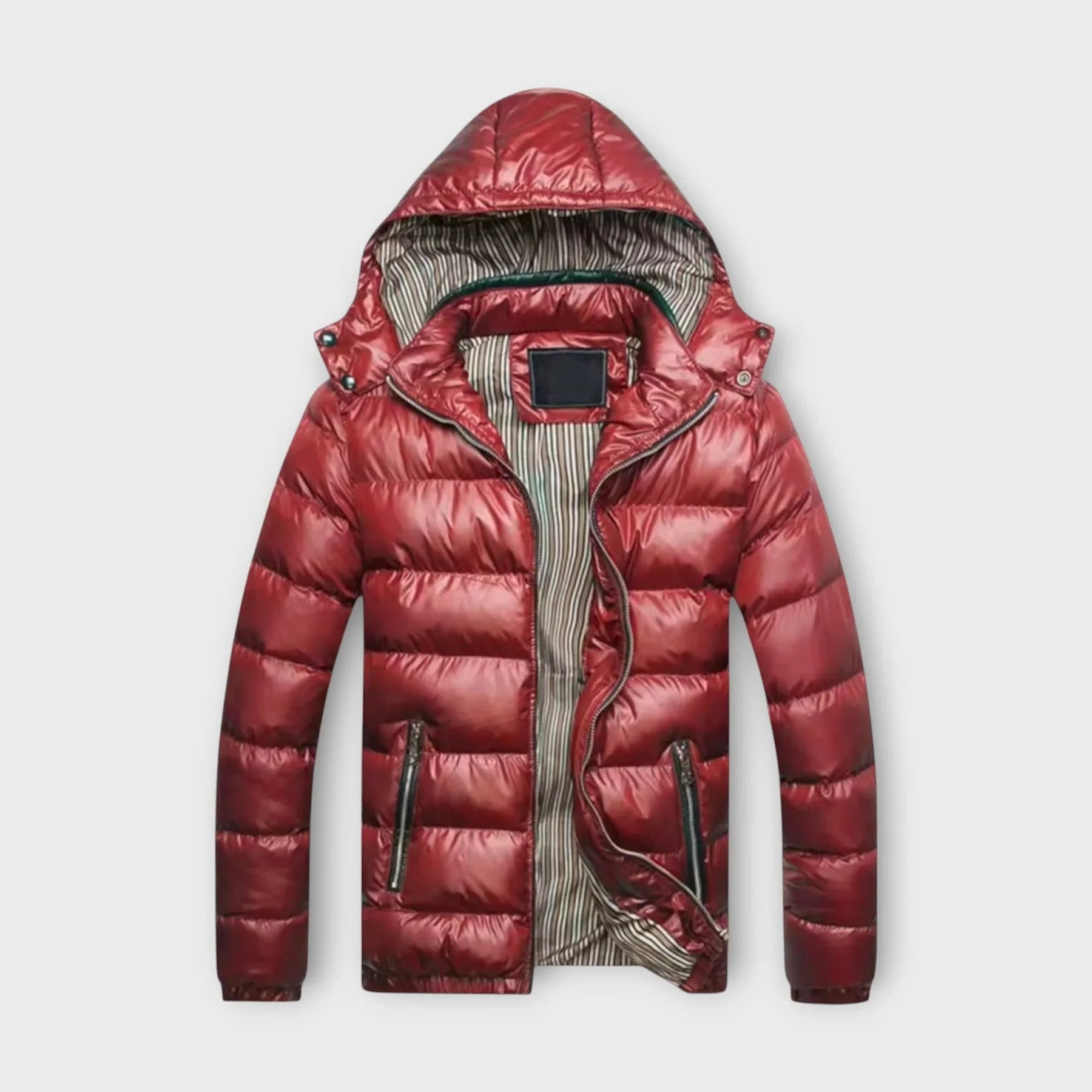 Hugo | Chaqueta Acolchada Térmica con Capucha para Hombre – Máximo Abrigo