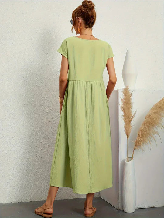 Scarlett | Vestido Ligero de Algodón con Bolsillos