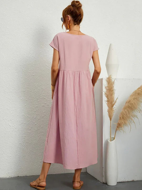 Scarlett | Vestido Ligero de Algodón con Bolsillos