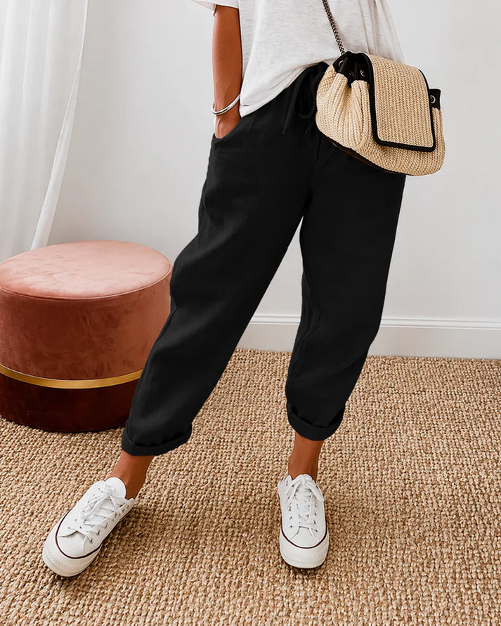 Linae™ | Pantalones Casuales de Lino y Algodón