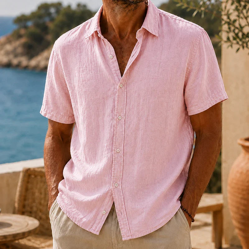 Emiliano | Camisa Vintage de Algodón y Lino