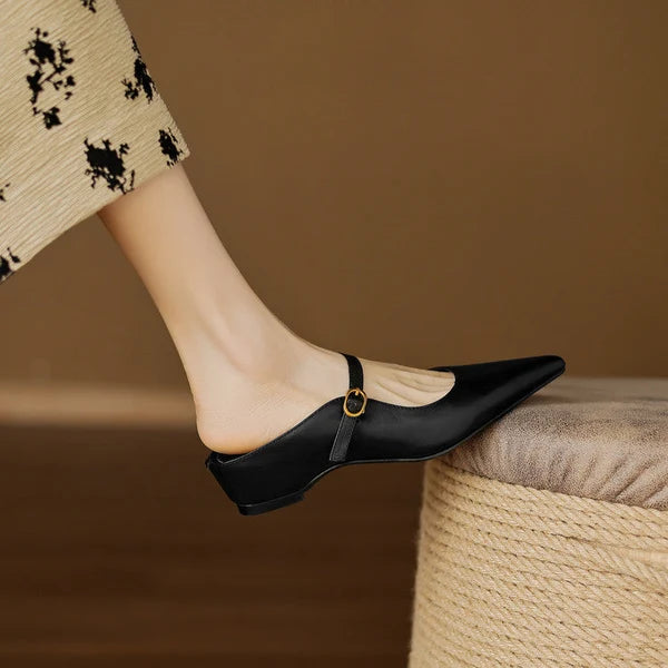 Lainey | Mules Mary Jane de Punta