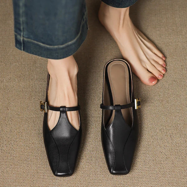 Lavena | Mules con Tira en T
