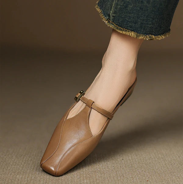 Lavena | Mules con Tira en T