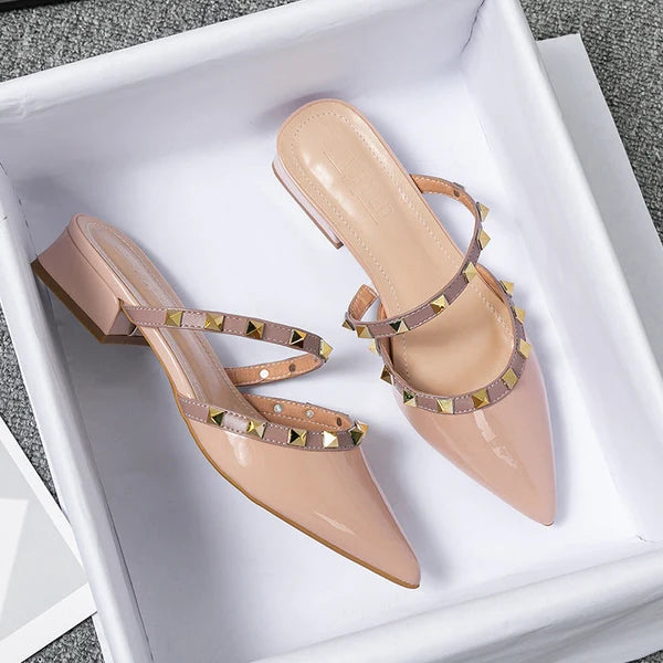 Anity | Mules de Punta con Tachuelas