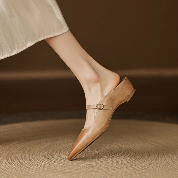 Lainey | Mules Mary Jane de Punta