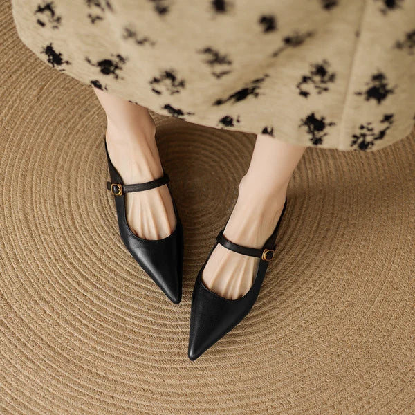 Lainey | Mules Mary Jane de Punta