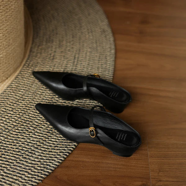 Lainey | Mules Mary Jane de Punta