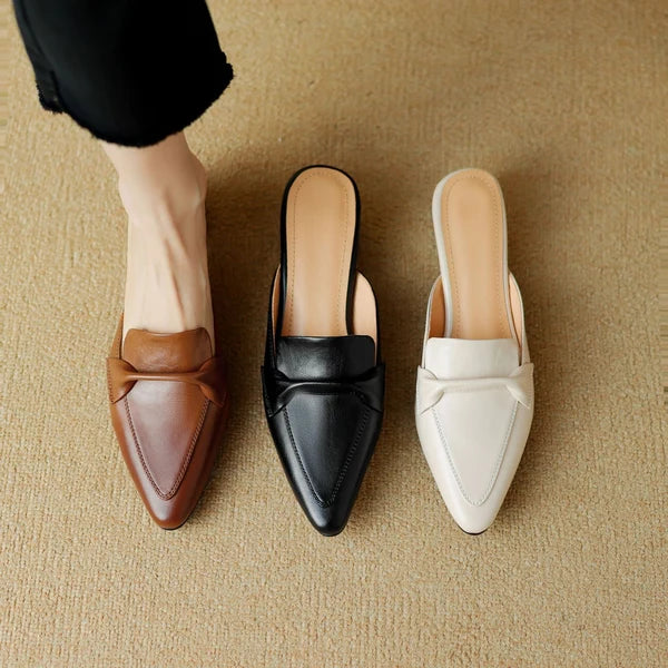 Letizia | Mules de Punta con Lazo