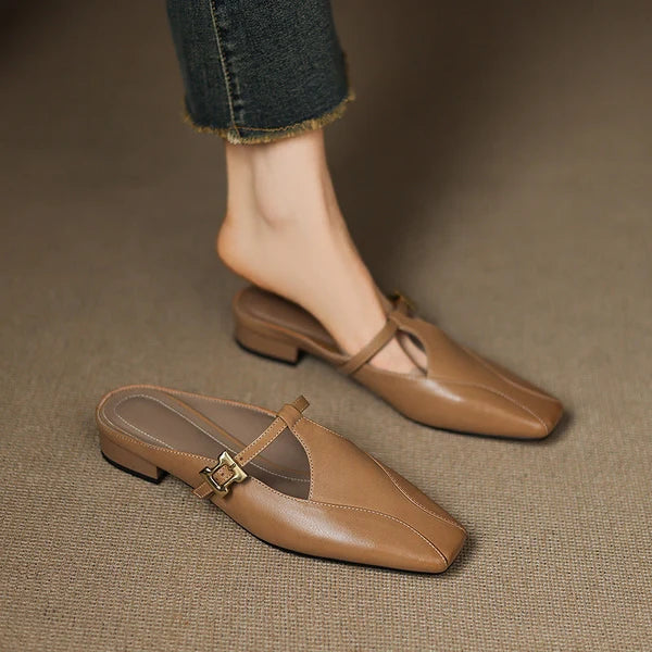 Lavena | Mules con Tira en T