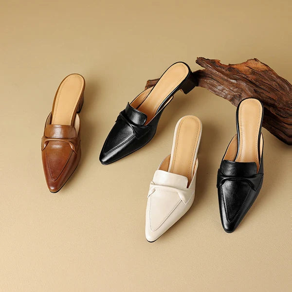 Letizia | Mules de Punta con Lazo