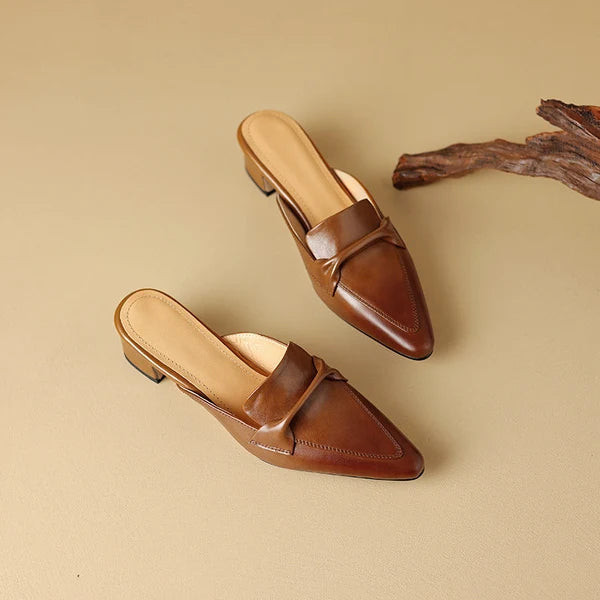 Letizia | Mules de Punta con Lazo