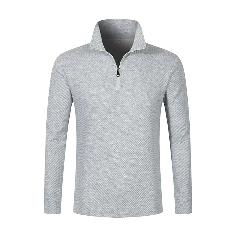 Gavino™ Polo de Manga Larga con Cremallera