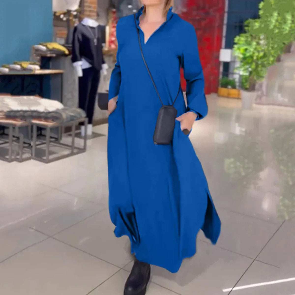 Andreina™ Vestido largo elástico y suave