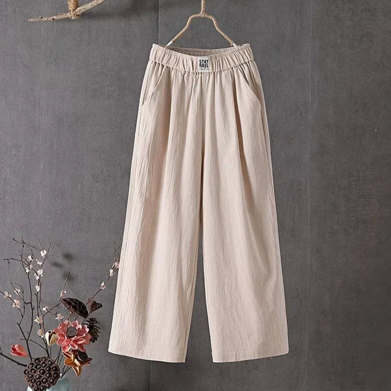 Anya | Pantalones de lino casuales para mujer