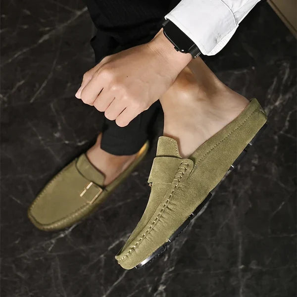 Isella | Mules Mocasín con Hebilla