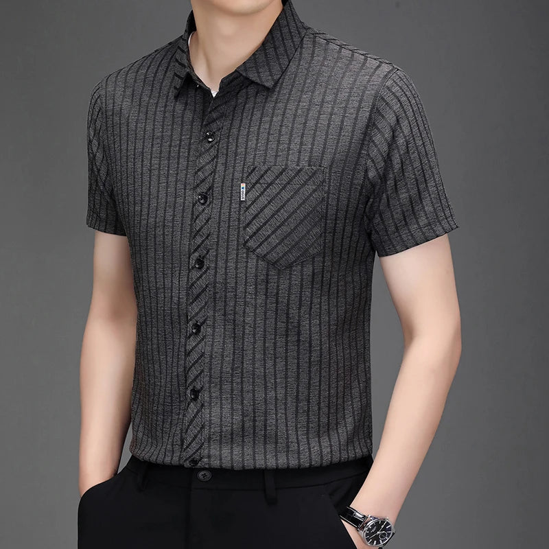 Pablo - Camisa casual de manga corta para hombre