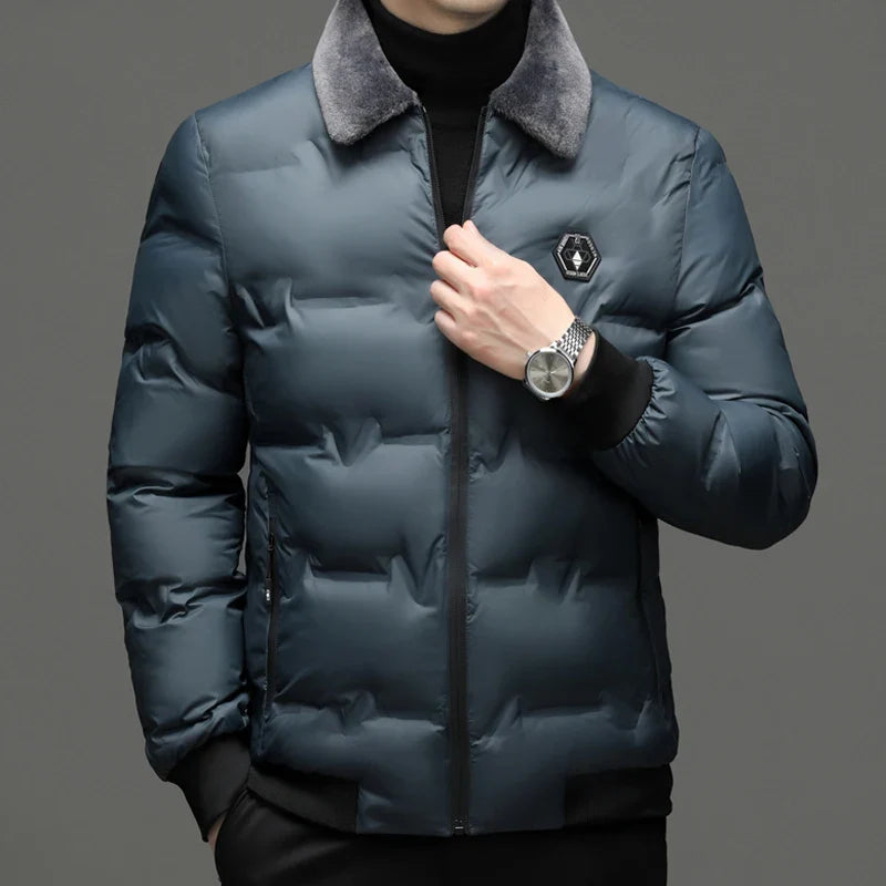 Windsor | Chaqueta con cuello de piel