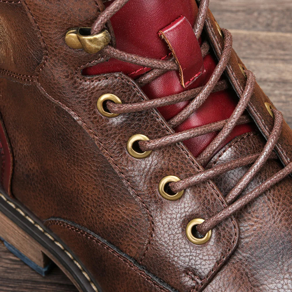 Peter™ | Botas Oxford de piel