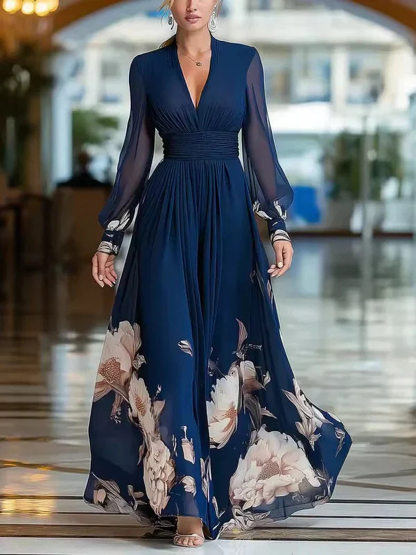 Fleur | Vestido Largo Floral Elegante