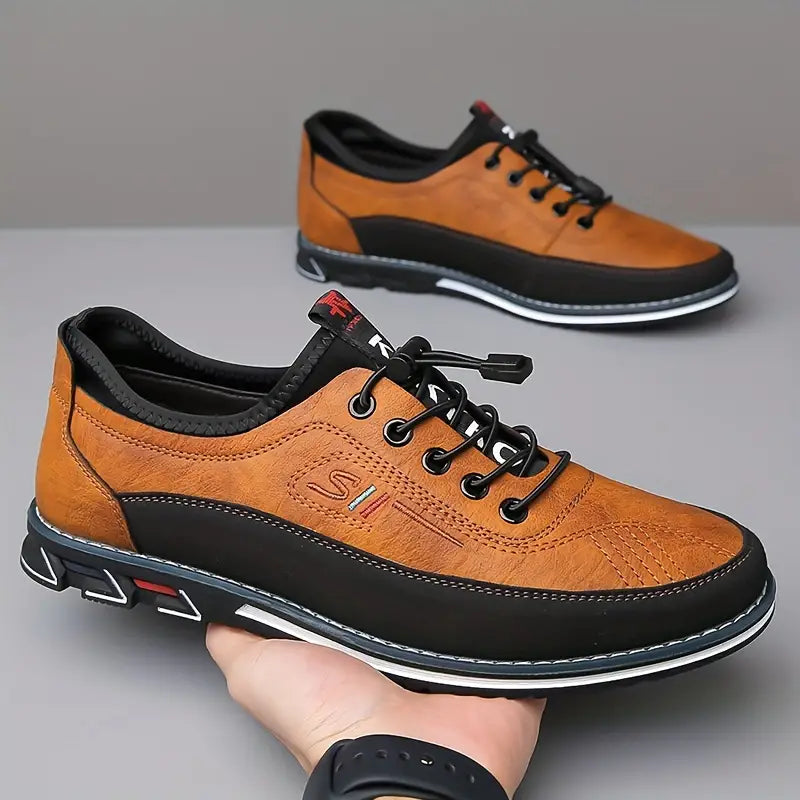 Benze | Zapatos Oxford de Piel con Acabado Artesanal