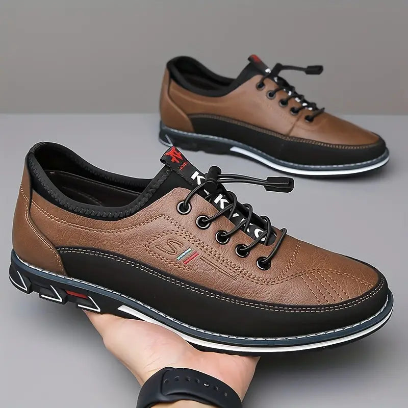 Benze | Zapatos Oxford de Piel con Acabado Artesanal