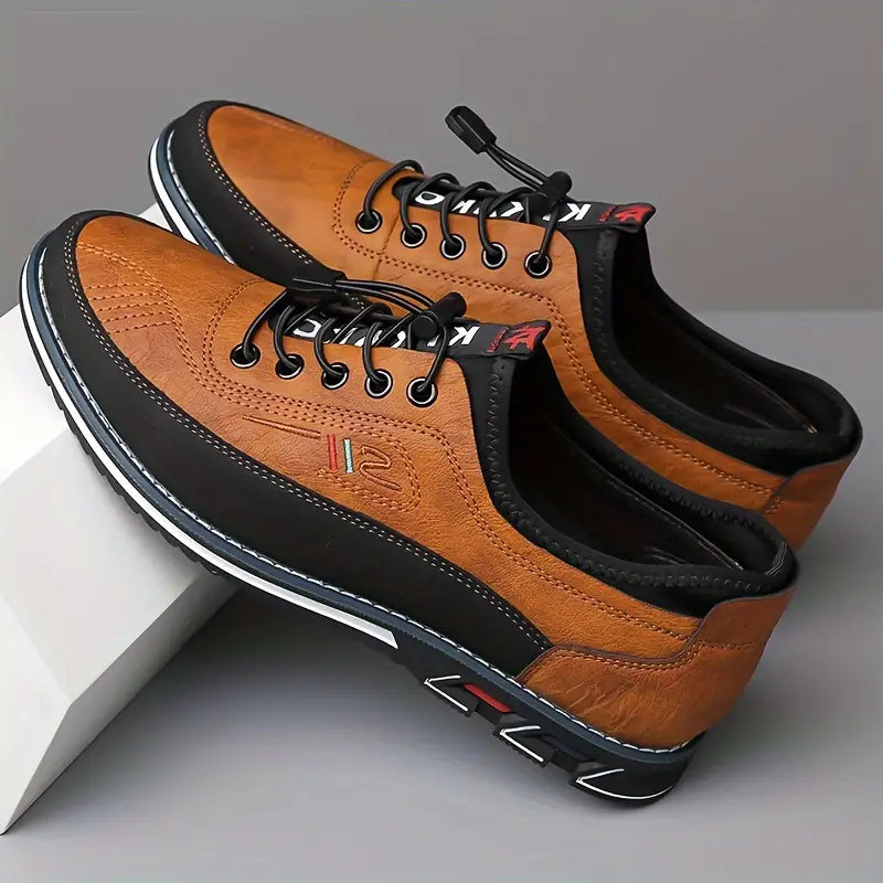 Benze | Zapatos Oxford de Piel con Acabado Artesanal