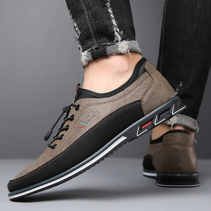 Benze | Zapatos Oxford de Piel con Acabado Artesanal