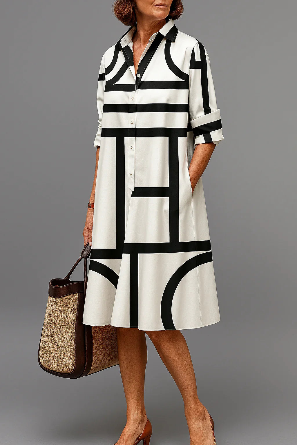 Ellie | Vestido Midi Elegante y Cómodo