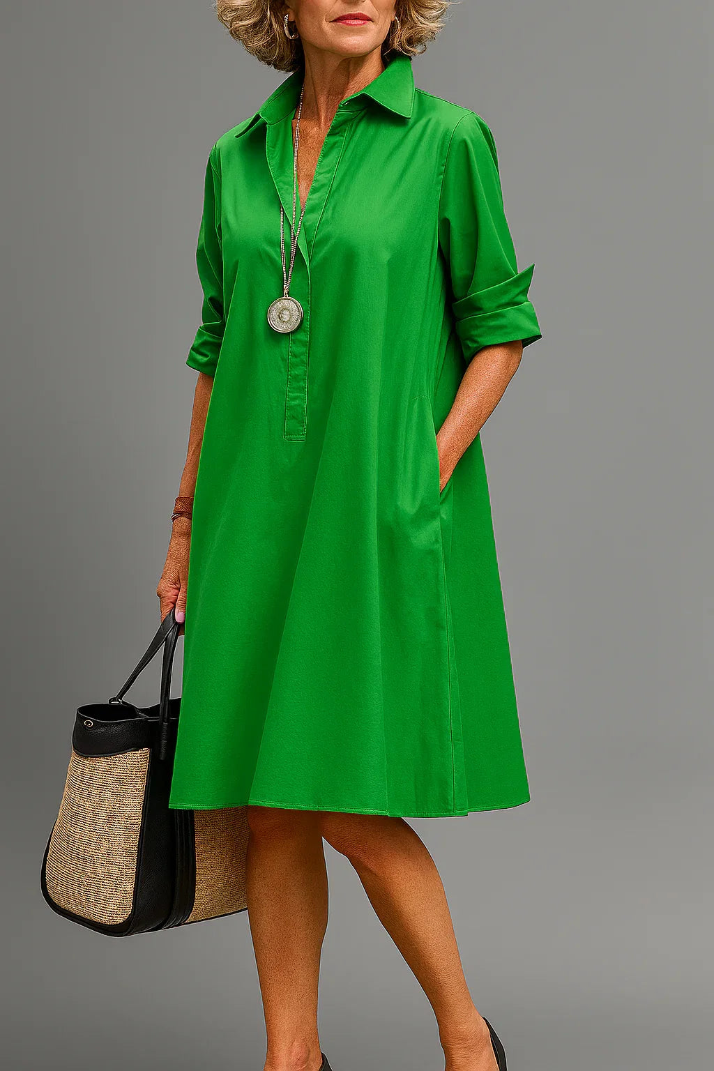 Rianne | Vestido Midi Elegante y Cómodo